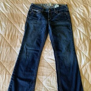Ariat Real Denim Blue Boot-Cut Jeans Size 32 Long
